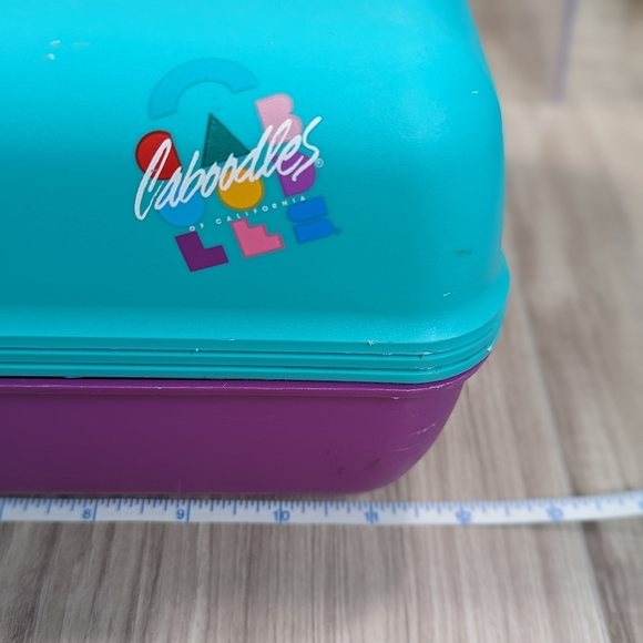 Caboodles of California Colorful Tackle Box Makeup Cosmetic Case 2602 VTG 90s - Picture 13 of 14